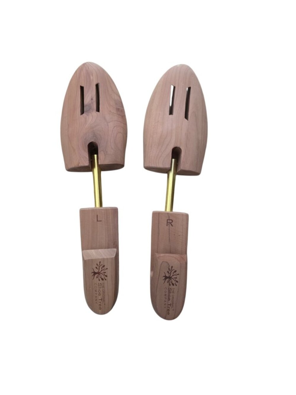 The Original Shoe Tree Company Cedar Shoe Trees 2 PC Left & Right Size Large